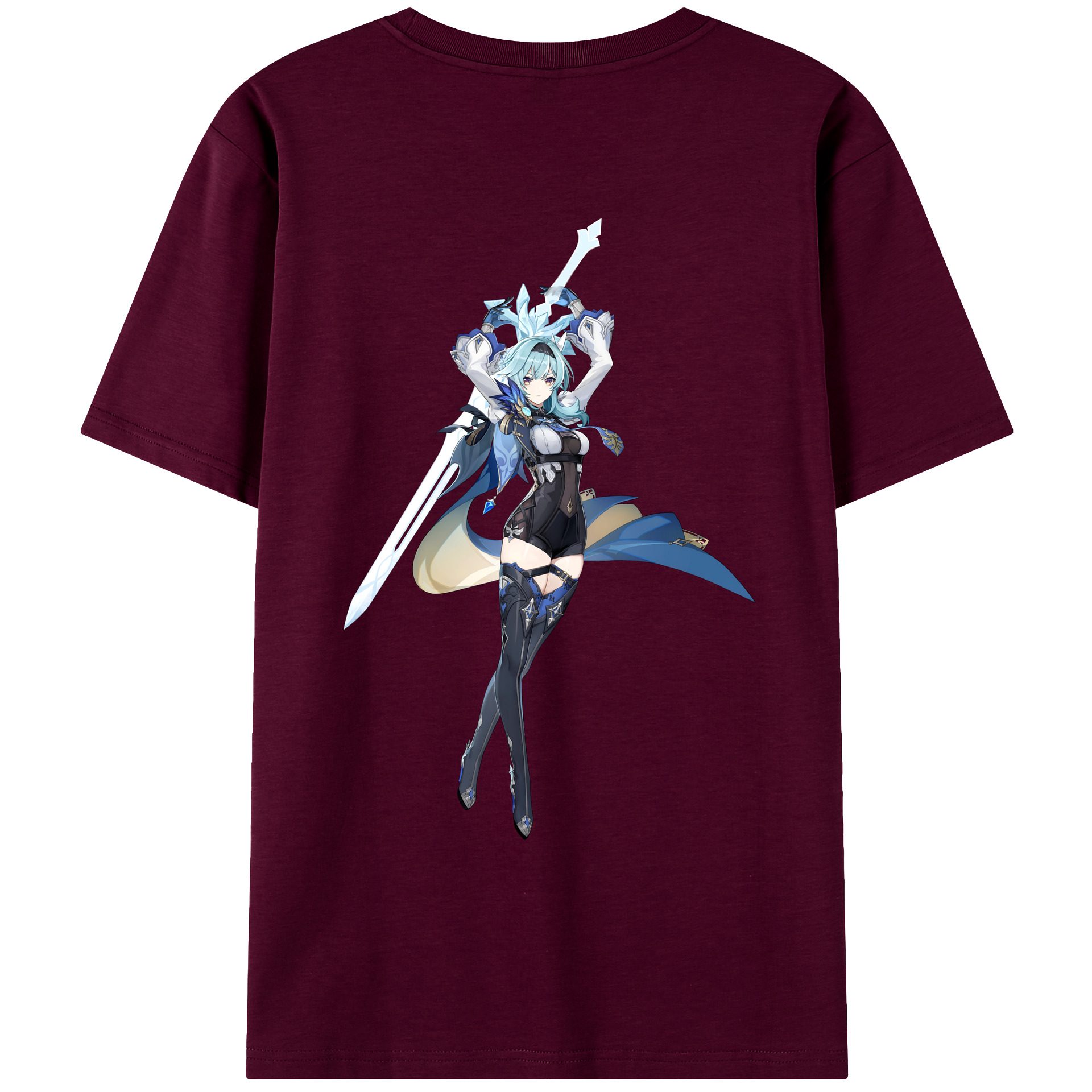 げんし神 优菈 ゆうら genshin Yūra レディース半袖Tシャツ(バックプリント)